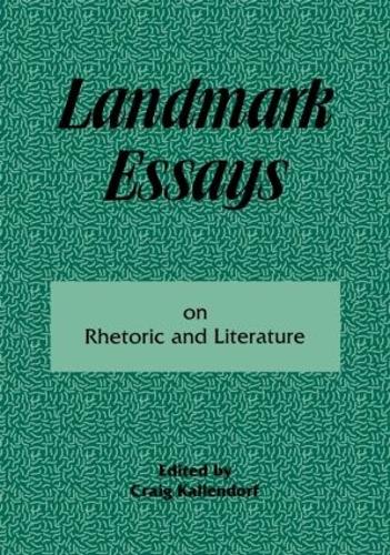 Landmark Essays on Rhetoric and Literature: Volume 16 (Paperback)
