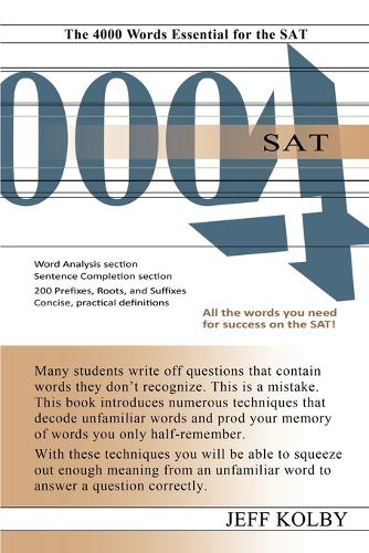 SAT 4000: The 4000 Words Essential for the SAT (Paperback)