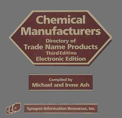 Chemical Manufacturers Directory of Trade Name Products (CD-ROM)