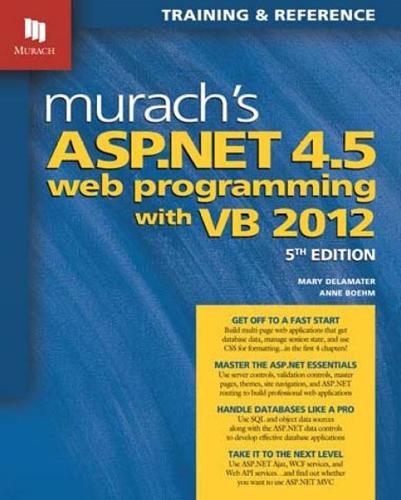 Murach's ASP.NET 4.5 Web Programming with VB 2012 (Paperback)