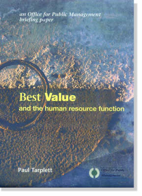 Bets Value and the Human Resources Function: Using Challenge to Develop an Effective Human Resources Function (Paperback)