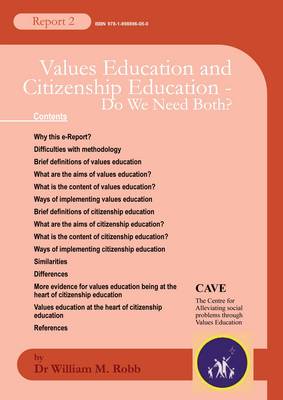 Values Education and Citizenship Education - Do We Need Both? (Paperback)
