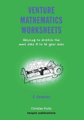 Venture Mathematics Worksheets: Geometry Bk. G (Paperback)