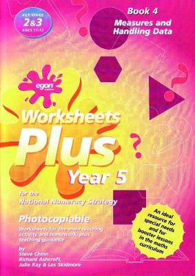 Worksheets Plus for the National Numeracy Strategy Year 5: Book 4: Measures and Handling Data - Worksheets Plus