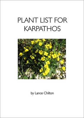 Plant List for Karpathos: (Greece - South Aegean) (Paperback)