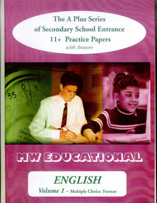 English (Standard Format): with Answers v. 1: The A Plus Series of Secondary School Entrance 11+ Practice Papers - 'A' Plus S. (Paperback)