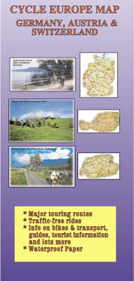 Cycle Europe Map: Germany, Austria and Switzerland - Cycle Europe maps (Paperback)