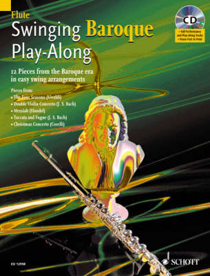 Swinging Baroque Play-Along: 12 Pieces from the Baroque Era in Easy Swing Arrangements (Paperback)