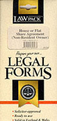 House or Flat Share Agreement: Non-resident Owner