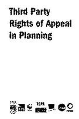 Third Party Rights of Appeal in Planning (Paperback)