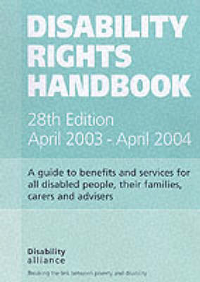 Disability Rights Handbook April 2003-April 2004 (Paperback)