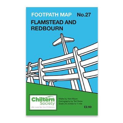 Flamstead and Redbourn - Chiltern Society Footpath Maps Series No. 27 (Sheet map, folded)