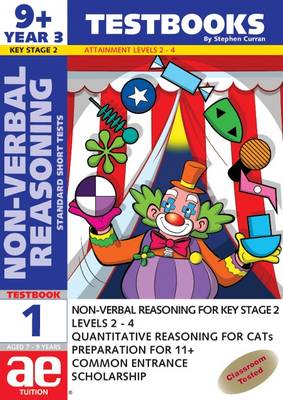 9+ (Year 3) Non-verbal Reasoning Testbook 1: Standard Short Tests - 9+ (Year 3) Non-verbal Reasoning Workbooks for Children (Paperback)