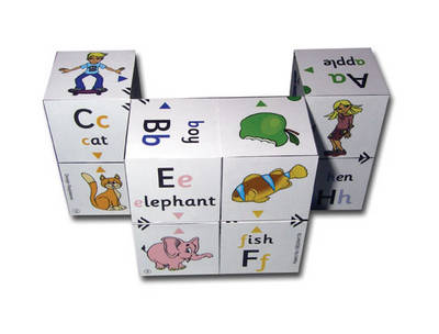 Alphabet: First Phonics with Colour Matching - Zoobookoo Cube Books (Book)