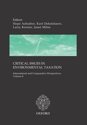 Critical Issues in Environmental Taxation: Volume II: International Comparative Perspectives (Hardback)