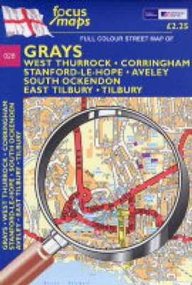 Full Colour Street Map of Grays: West Thurrock,Corringham - Stanford-Le-Hope Aveley,South Ockendon,Easttilbury,Tilbury (Sheet map, folded)