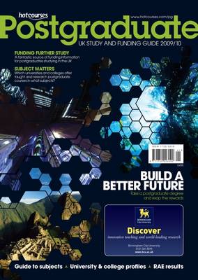 Hotcourses Postgraduate 2009/10: UK Study and Funding Guide 2009/10 (Paperback)