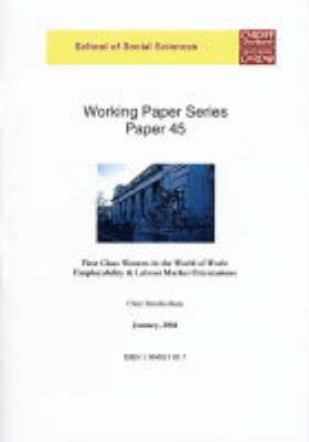 First Clan Women in the World of Work: Employability & Labour Market Orientation - Working Paper S. 45 (Paperback)