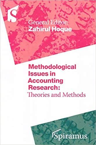 Methodological Issues in Accounting Research: Theories & Methods (Paperback)