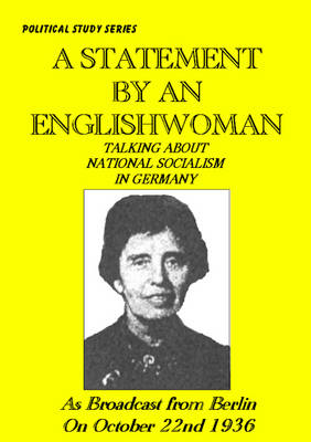 A Statement by a Woman About National Socialist Germany (Paperback)