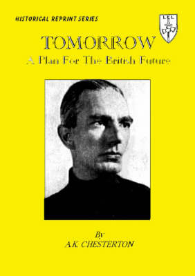 Tomorrow: A Plan for the British Future (Paperback)
