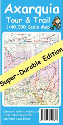 Axarquia Tour & Trail Map Super-durable Edition (Sheet map, folded)