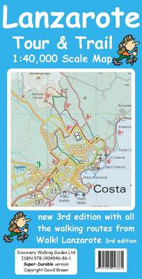 Lanzarote Tour & Trail Super-durable Map (Sheet map, folded)