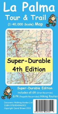 Palma Tour & Trail Super-Durable Map (Sheet map, folded)