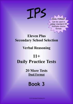 Verbal Reasoning: 11+ Daily Practice Tests Bk. 3 (Paperback)