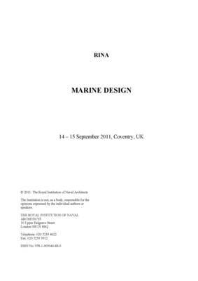 Marine Design 2011 (Paperback)