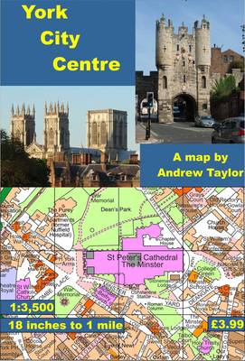 York City Centre Map: 18 Inches to 1 Mile - City Centre Maps (Sheet map, folded)