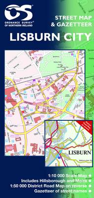 Lisburn Street Map (Sheet map, folded)