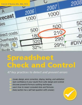 Spreadsheet Check and Control: 47 Key Practices to Detect and Prevent Errors (Paperback)