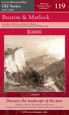 Buxton and Matlock - Cassini Old Series Historical Map No. 119 (Sheet map, folded)