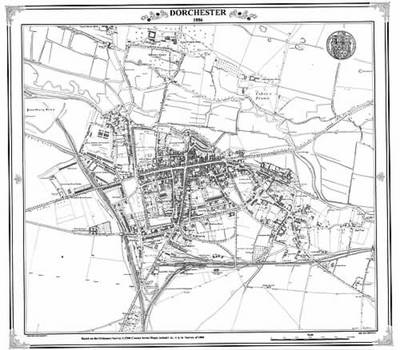 Dorchester 1886 Map - Heritage Cartography Victorian Town Map Series No. 119 (Sheet map, folded)