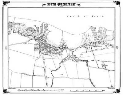 South Queensferry 1855 Map - Heritage Cartography Victorian Town Map Series No. 125 (Sheet map, folded)