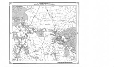 Accrington 1849 Map - Heritage Cartography Victorian Town Map Series No. 131 (Sheet map, folded)