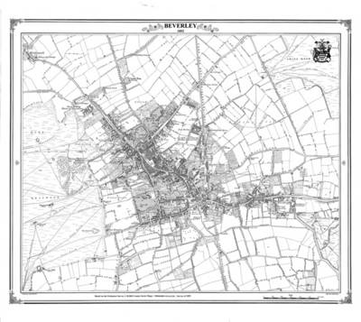 Beverley 1852 Map - Heritage Cartography Victorian Town Map Series No. 154 (Sheet map)