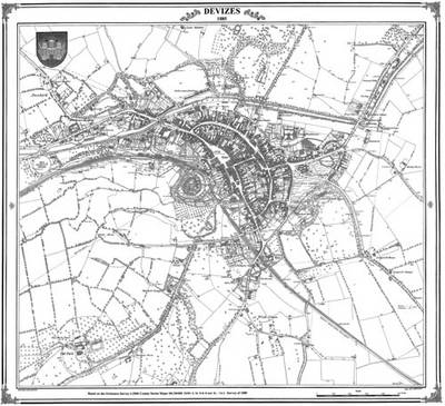 1885 Map of Devizes - Heritage Cartography Victorian Town Map Series No. 159 (Sheet map, folded)