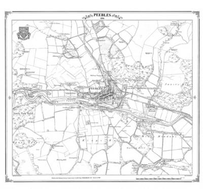 Peebles 1856 Heritage Cartography Victorian Town Map - Heritage Cartography Victorian Town Map Series 197 (Sheet map, folded)