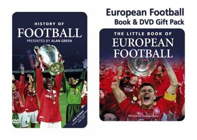 European Football Book and DVD Gift Pack