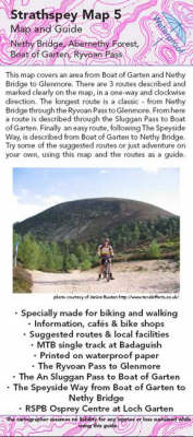 Glenmore, Ryvoan Pass to Nethy Bridge Map and Guide: No. 5: Biking (MTB) and Walking Routes -Ryvoan Pass to Nethy Bridge - Strathspey Maps and Guides No. 5 (Sheet map, folded)