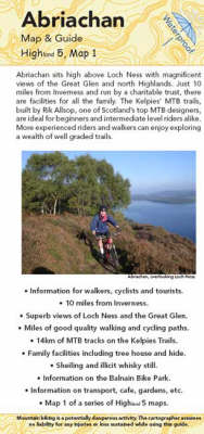 Abriachan Map and Guide: Biking (MTB) and Walking Routes at Abriachan (Sheet map, folded)