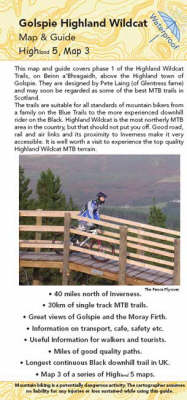 Golspie Map and Guide: Biking (MTB) and Walking Routes at Highland Wildcat Trails (Sheet map, folded)
