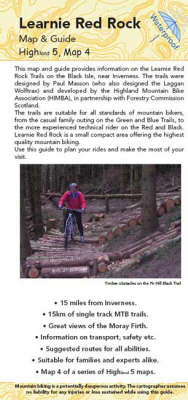 Learnie Red Rock Map: Biking (MTB) Trails on the Black Isle (Sheet map, folded)