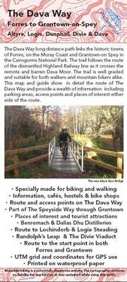 The Dava Way Map and Guide: Walking and Cycling Map of the Dava Way (Sheet map, folded)