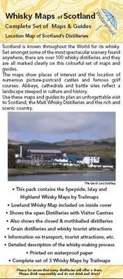 Whisky Maps of Scotland: Complete Set of Malt Whisky Maps and Guides - Trailmaps Whisky Maps (Sheet map, folded)