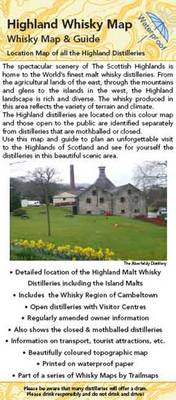 Highland Whisky Map: Map Guide to the Highland Malt Whisky Distilleries - Trailmaps Whisky Maps No. 3 (Sheet map, folded)