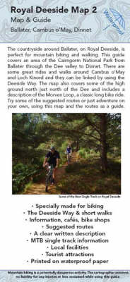Ballater and Deeside Way to Dinnet: Biking (MTB) and Walking Routes - Royal Deeside Map 2 (Sheet map, folded)