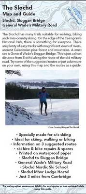 Slochd Map and Guide: Walking, Skiing and Biking (MTB) Routes - Slochd to Sluggan Bridge (Sheet map, folded)